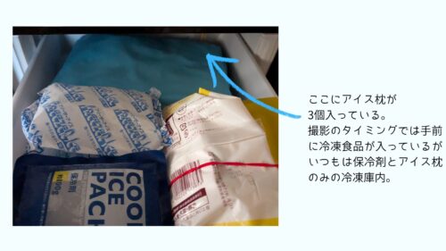 冷凍庫内